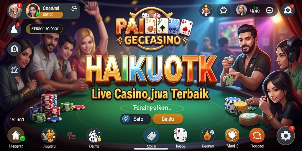 Tampilan gameplay Live Casino HAIKUOTK yang interaktif dan menarik.
