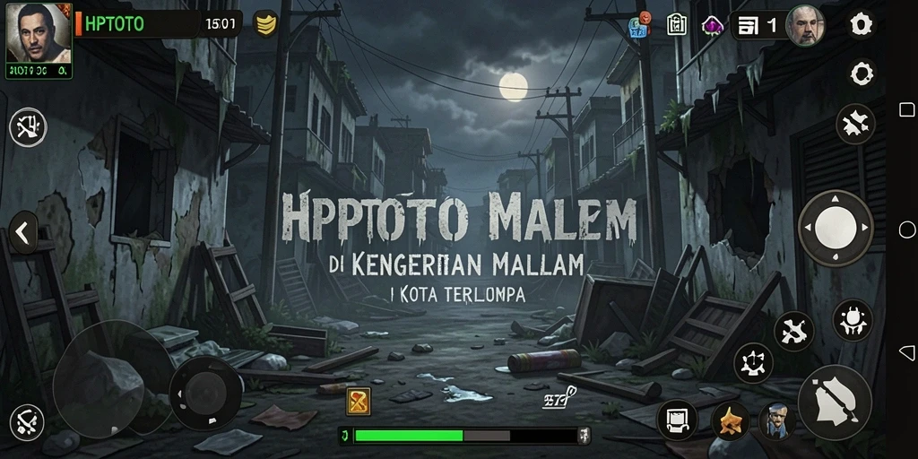 Gameplay menegangkan saat menjelajahi kota berhantu di HPTOTO.