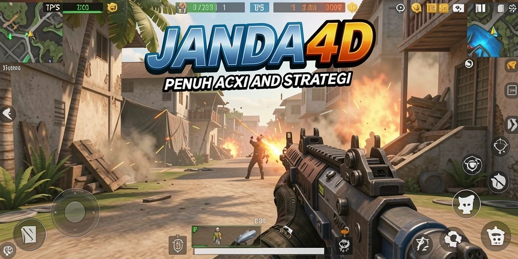 Tangkapan layar menarik dari gameplay TPS JANDA4D.