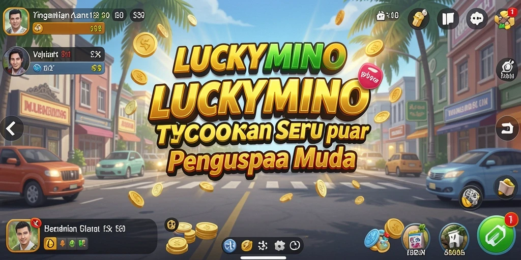 Tampilan gameplay LUCKYMINO yang menarik dan interaktif.