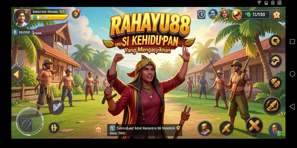 Screenshot RAHAYU88 menampilkan gameplay simulasi kehidupan yang menarik.