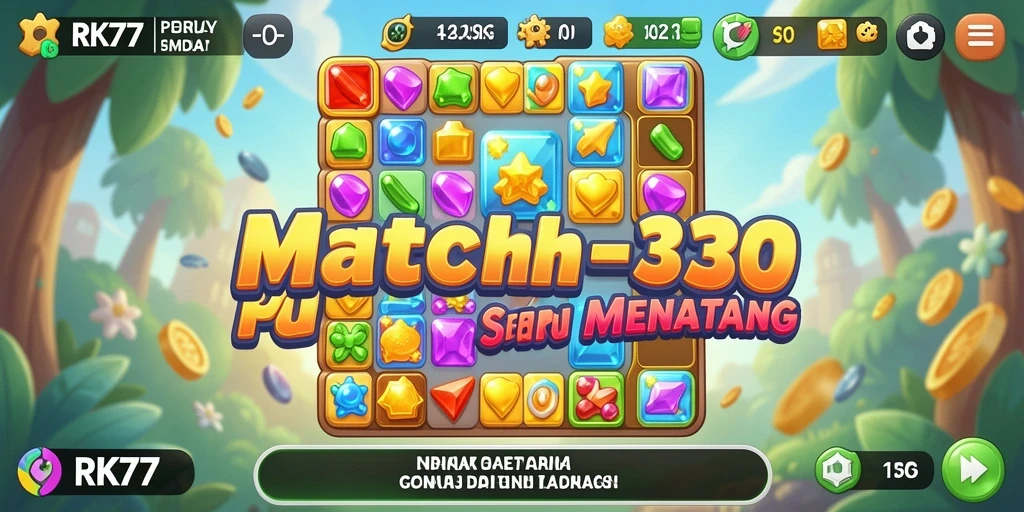 Tangkapan layar gameplay seru dari RK77 saat mencocokkan objek.