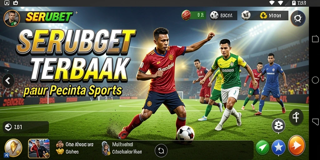 Gameplay seru dalam aplikasi SERUBET dengan berbagai olahraga.