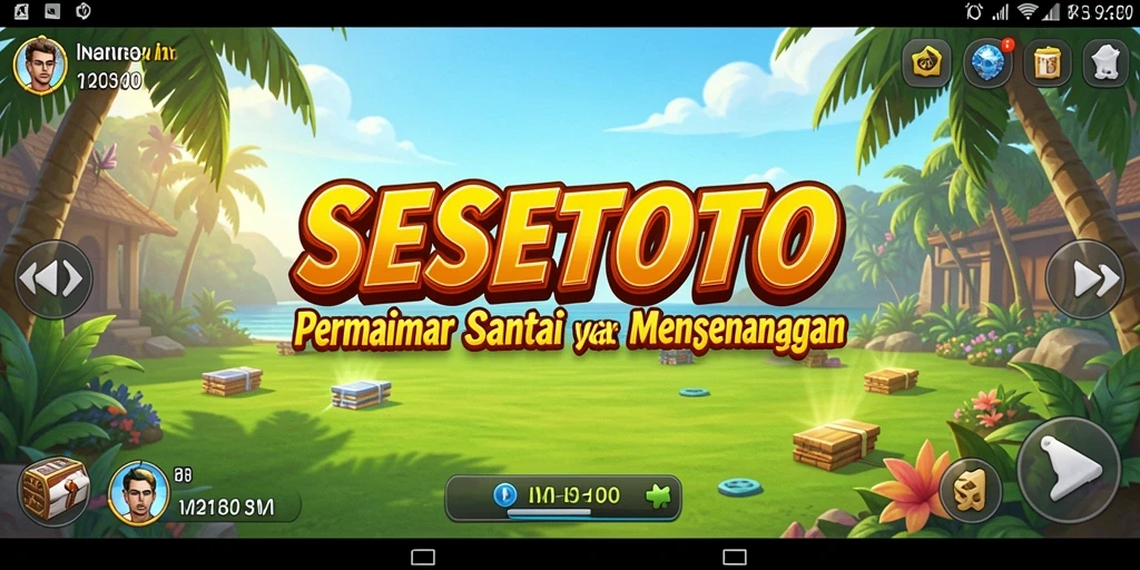 Screenshot gameplay SESETOTO menampilkan pengalaman bermain yang menarik.
