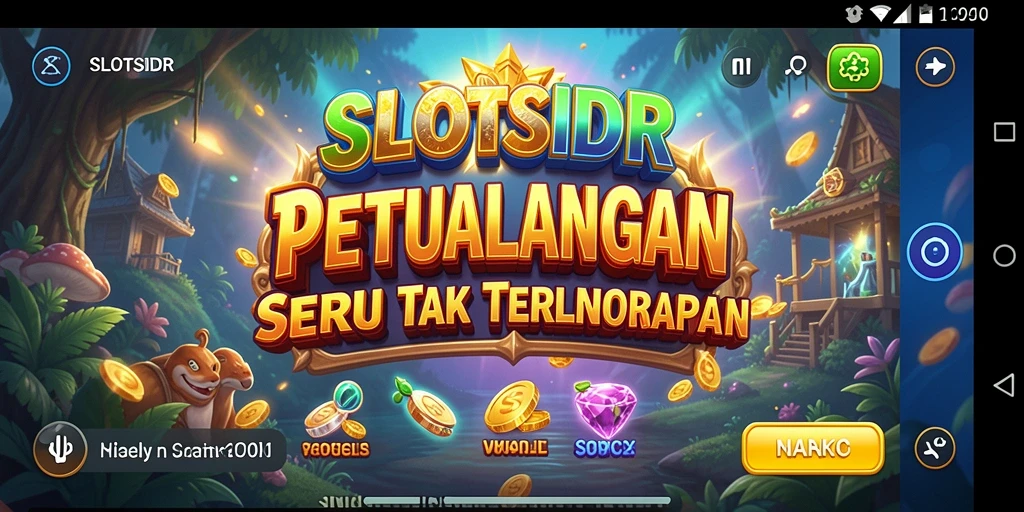Gameplay SLOTSIDR yang penuh aksi dan petualangan seru.